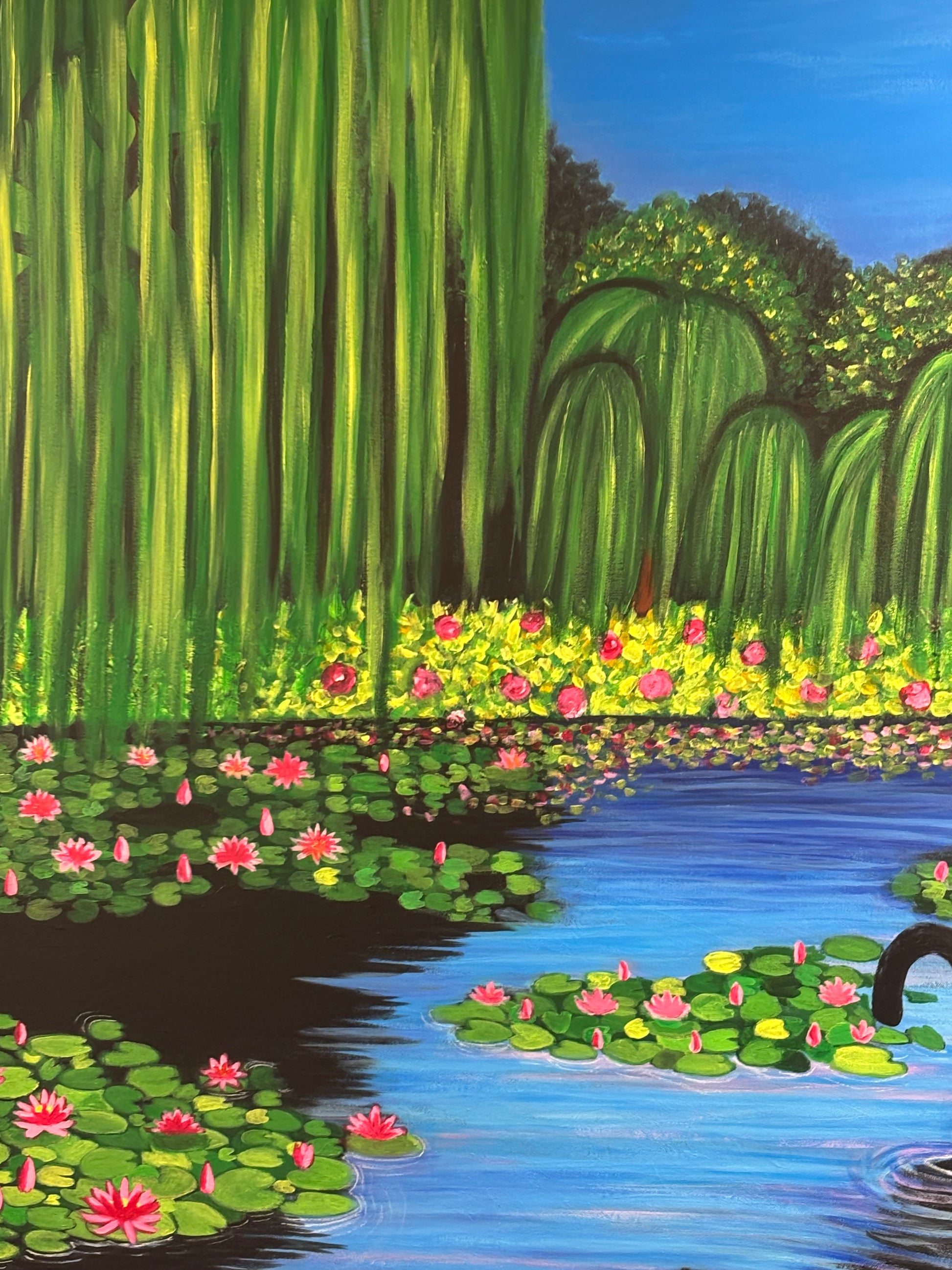 Le chat du lotus
