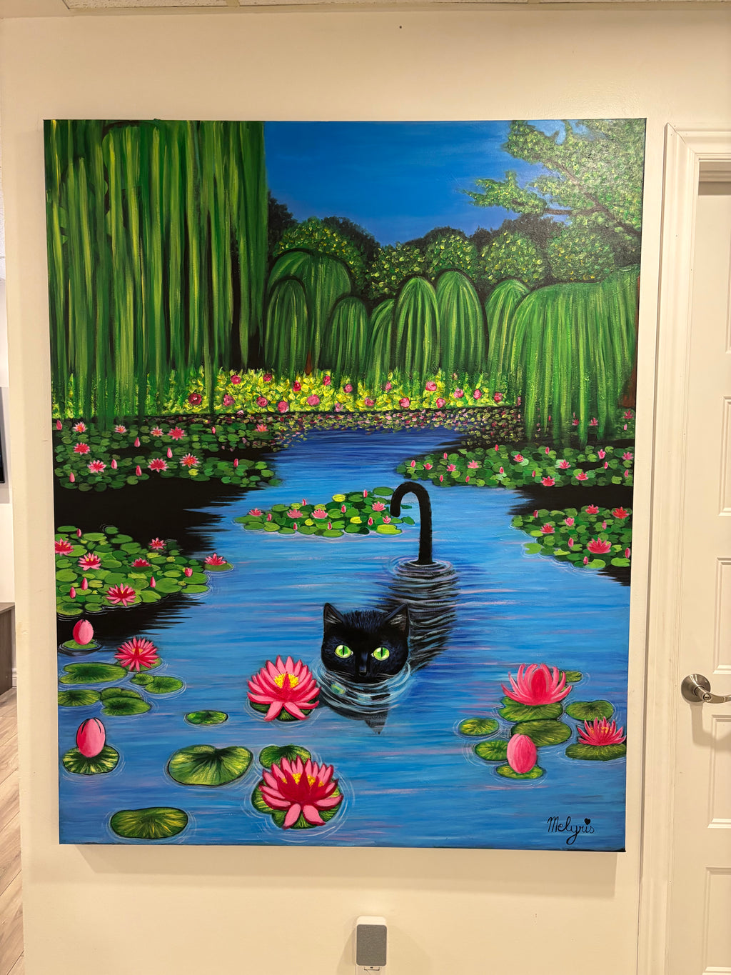 Le chat du lotus