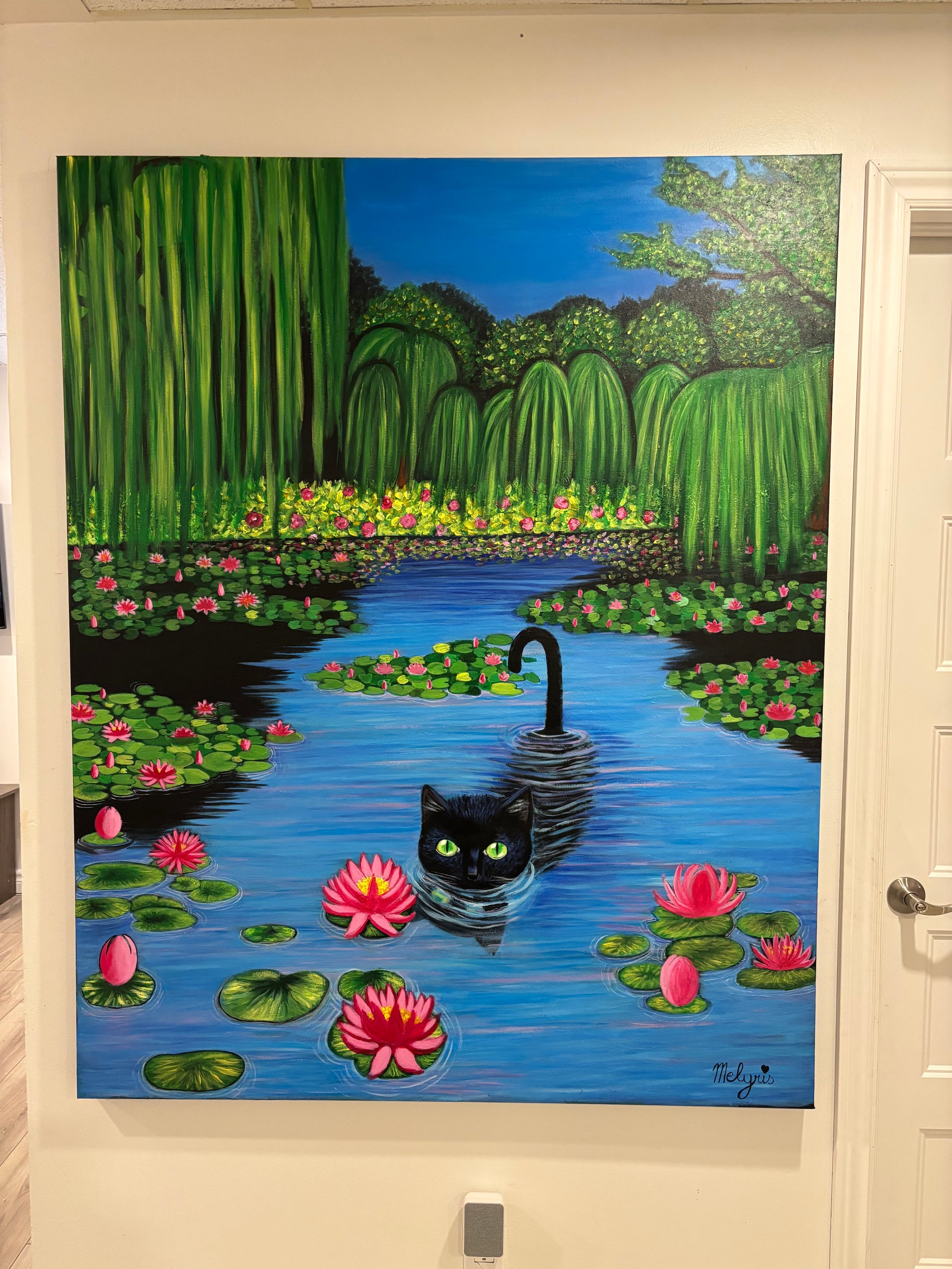 Le chat du lotus