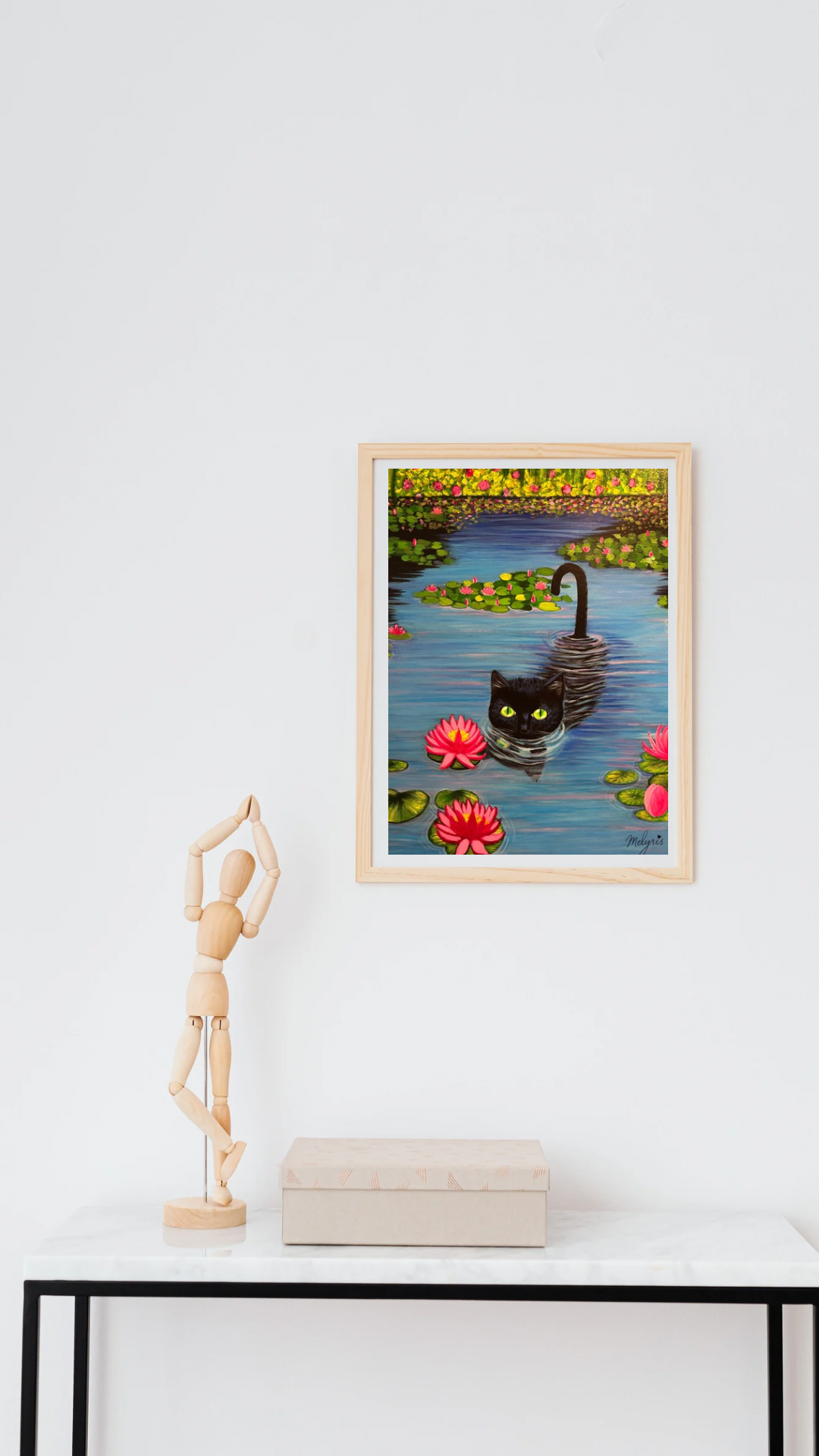Le Chat du Lotus (PRINT).
