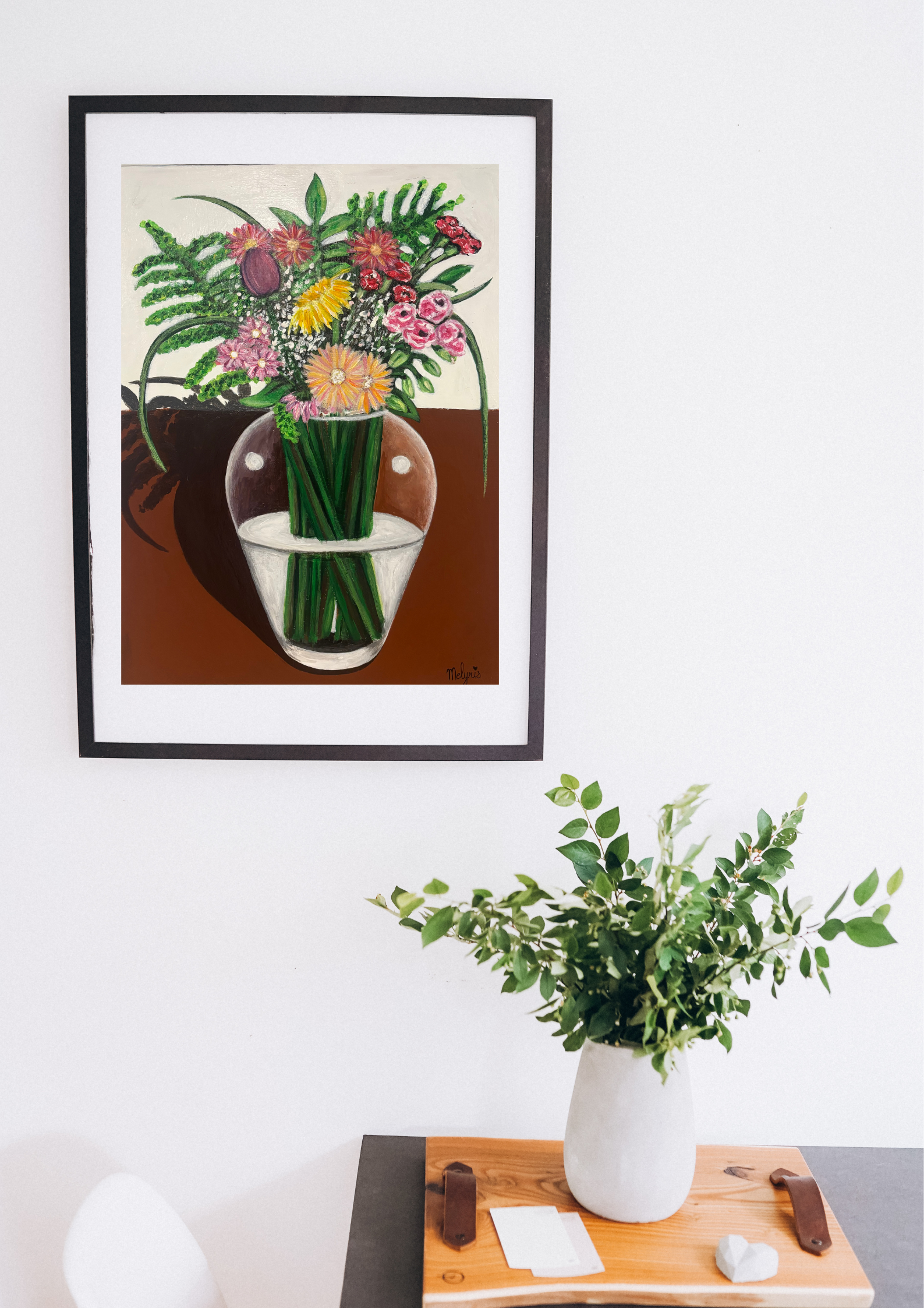 Bouquet de Fleurs en Vase 2 (PRINT).