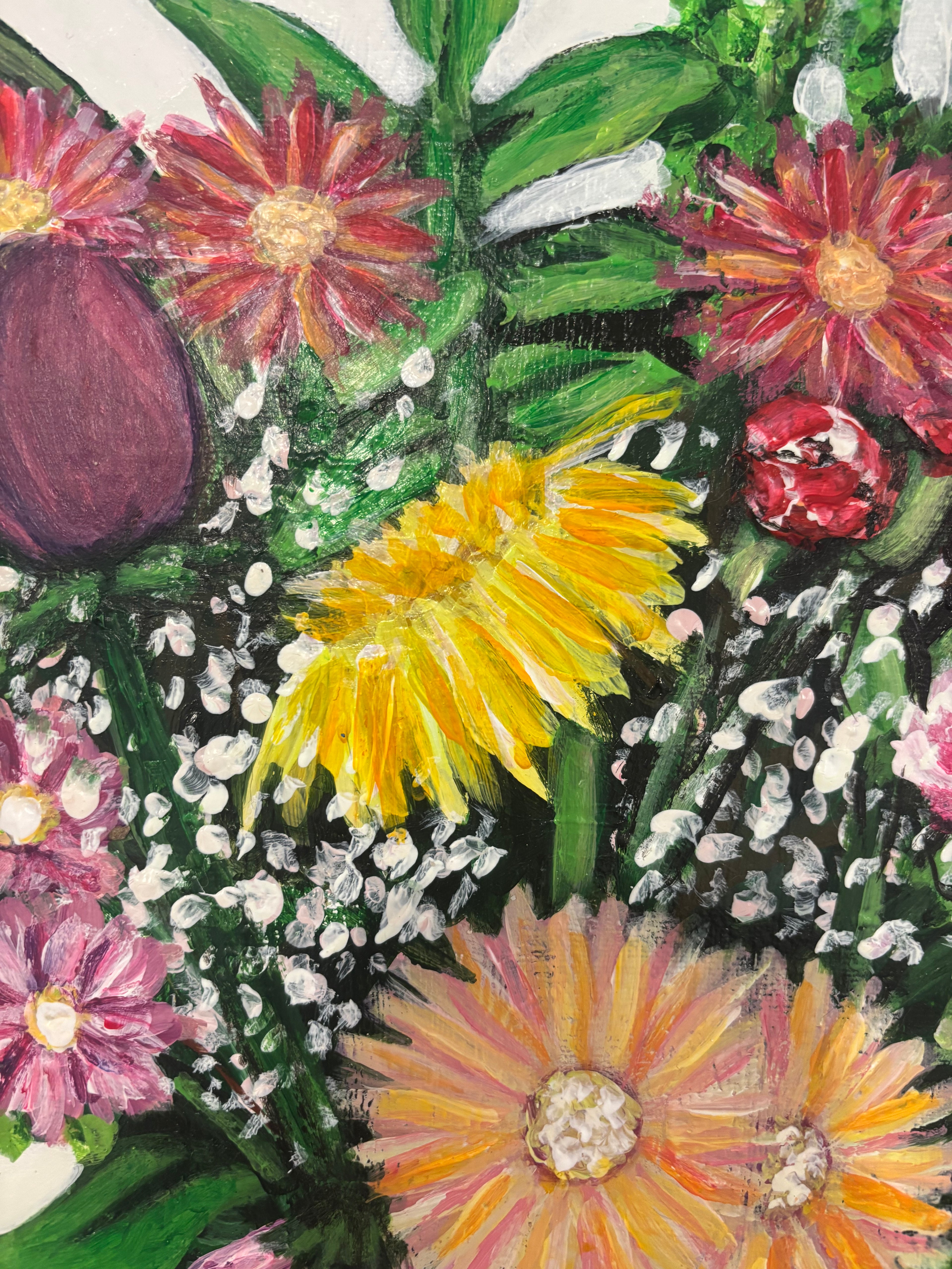 Bouquet de fleurs en vase 2
