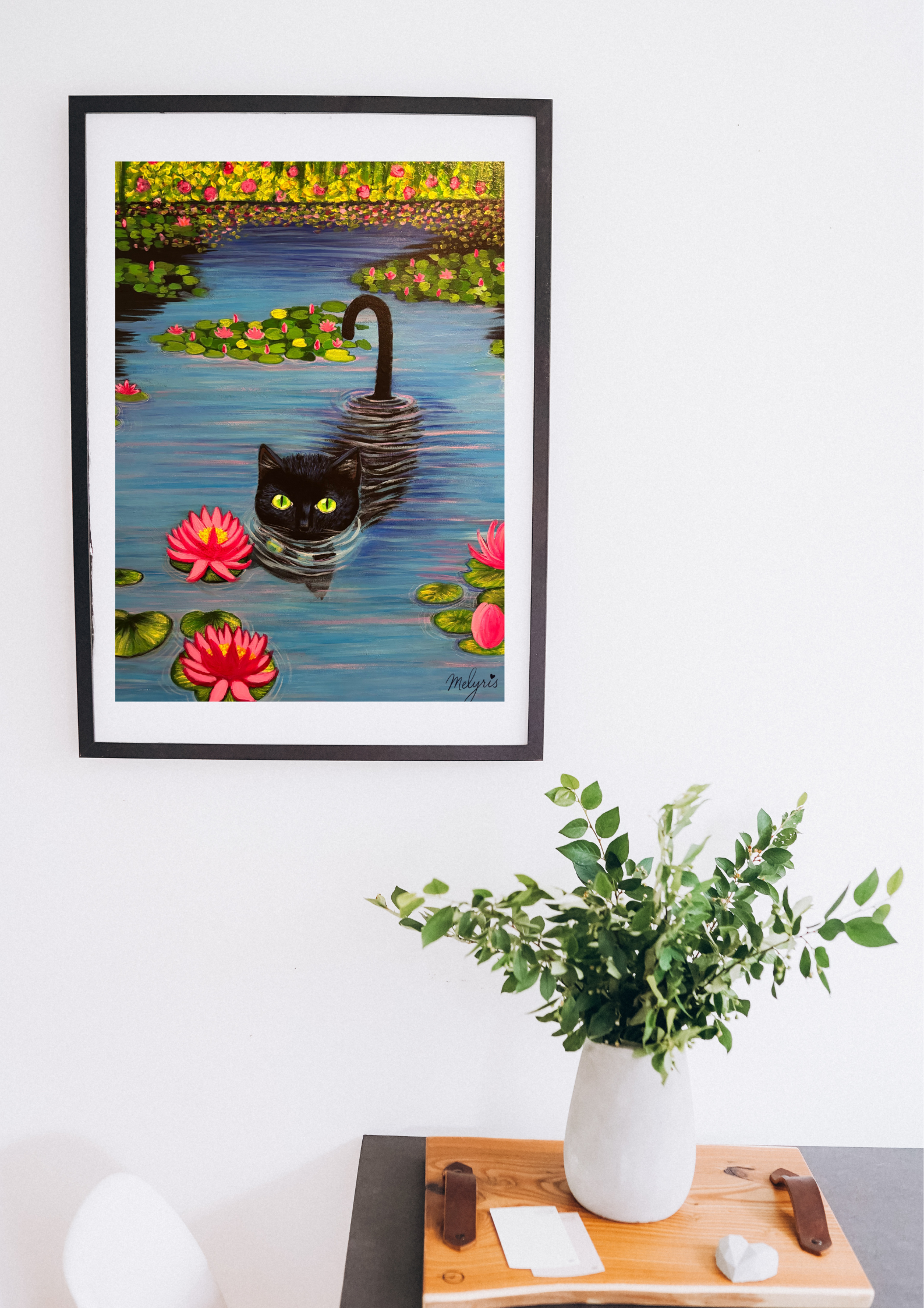 Le Chat du Lotus (PRINT).
