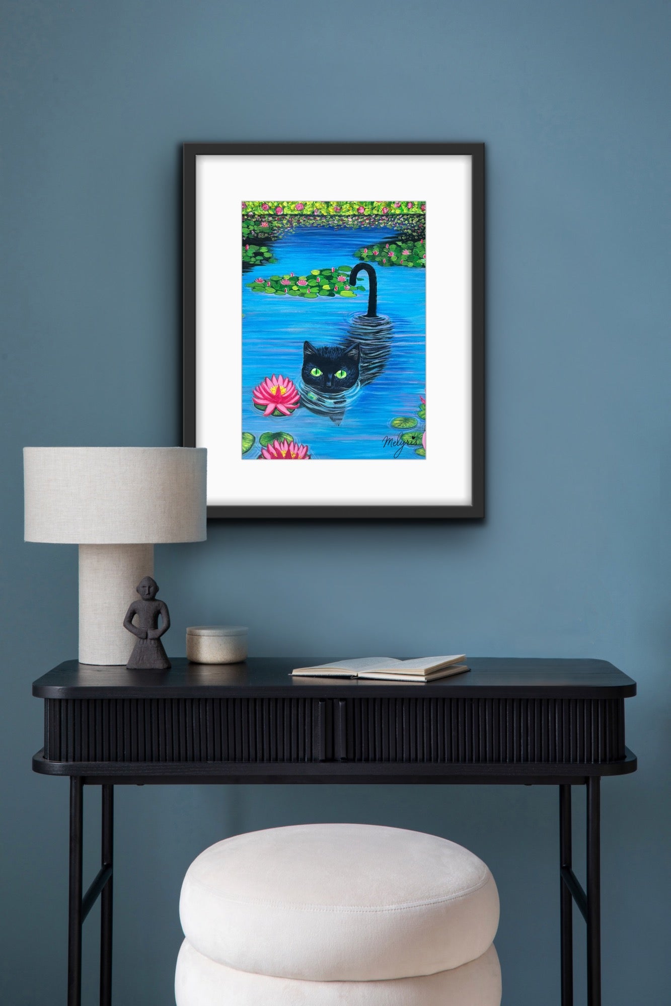 Le Chat du Lotus (PRINT).