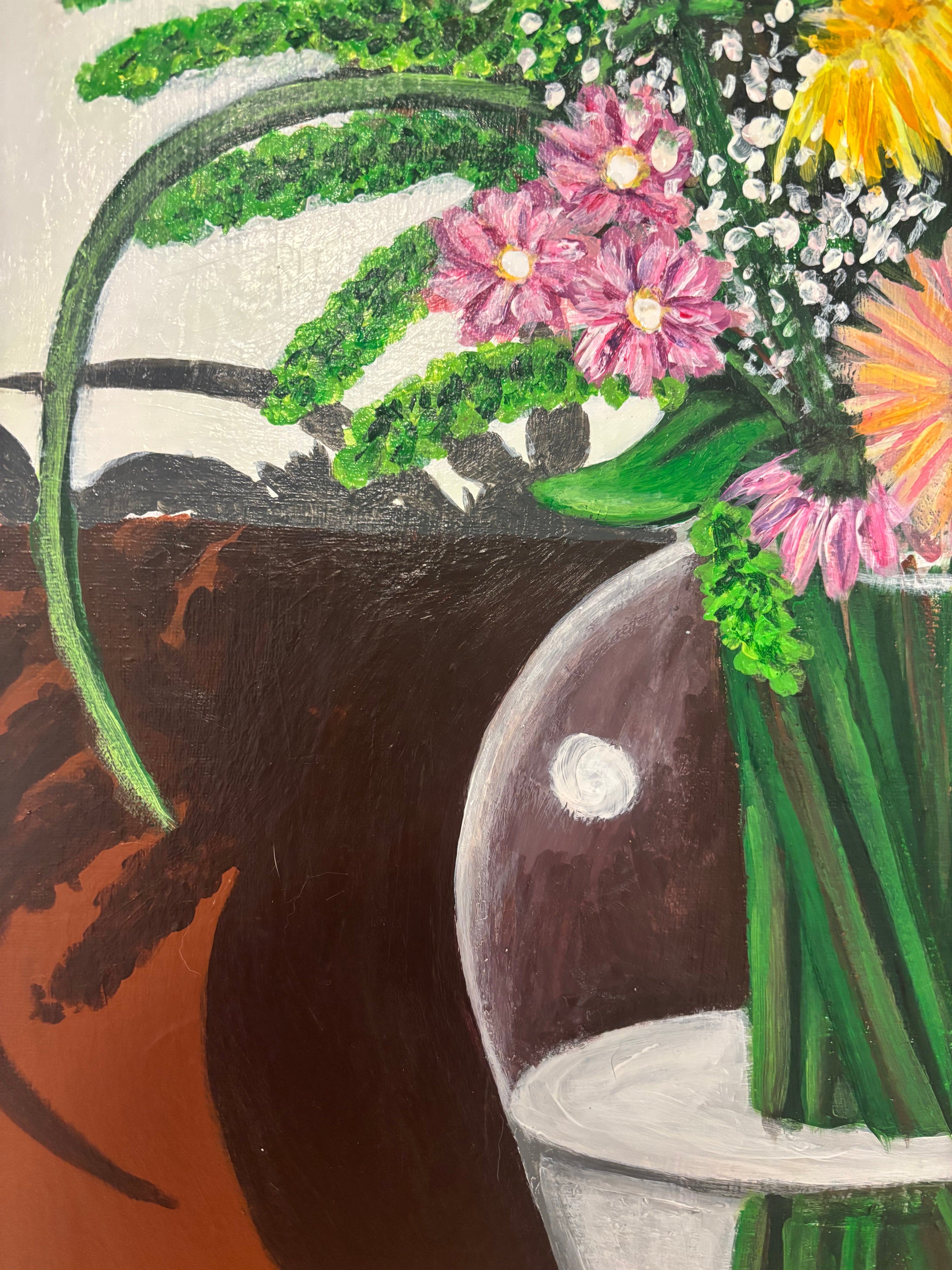 Bouquet de fleurs en vase 2