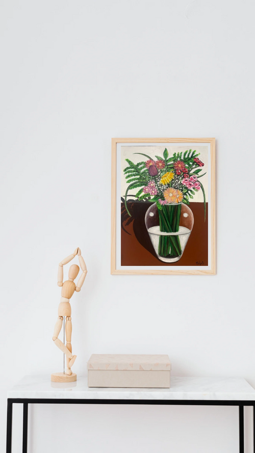 Bouquet de Fleurs en Vase 2 (PRINT).