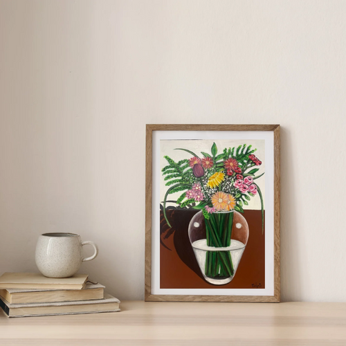 Bouquet de Fleurs en Vase 2 (PRINT).