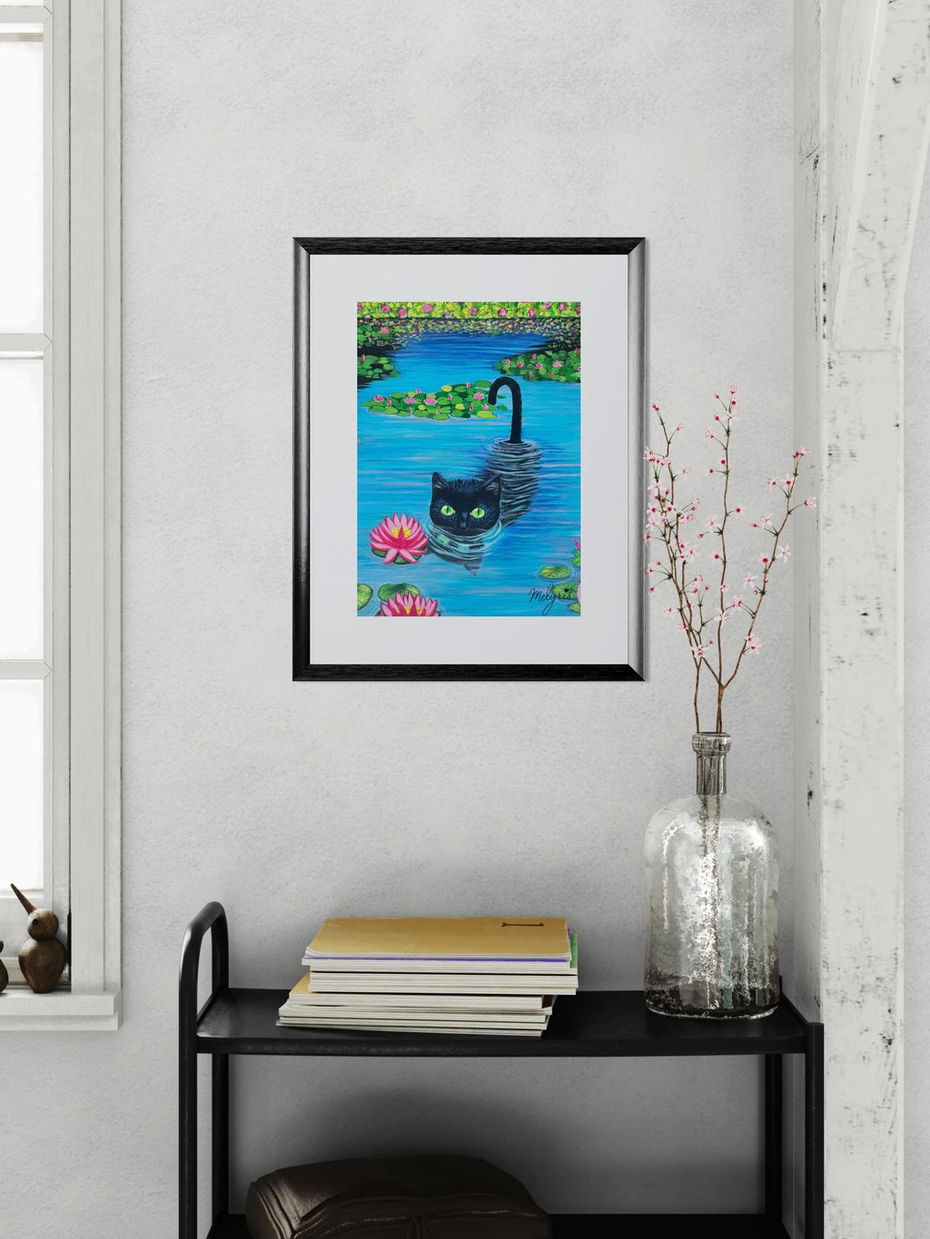 Le Chat du Lotus (PRINT).